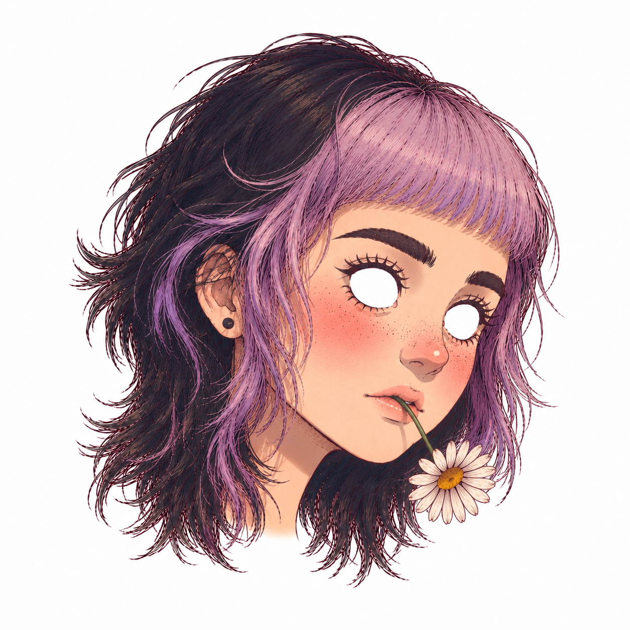 Illustrated portrait of Brie Seaton